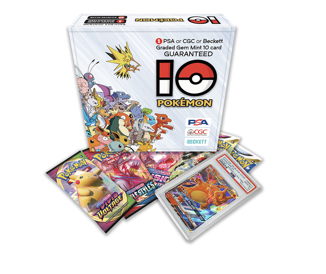 10 pack of pokemon cards Pokémon 10 Box – Pokémon Collection Box